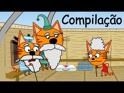 Kid-E-Cats em Portugues | Coleção dos episódios | Desenhos para crianças