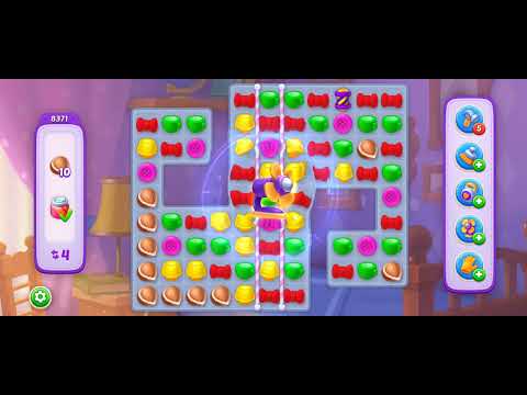 Homescapes ASMR let's play ▶️ game 🎮 level 8371 Not so easy Win