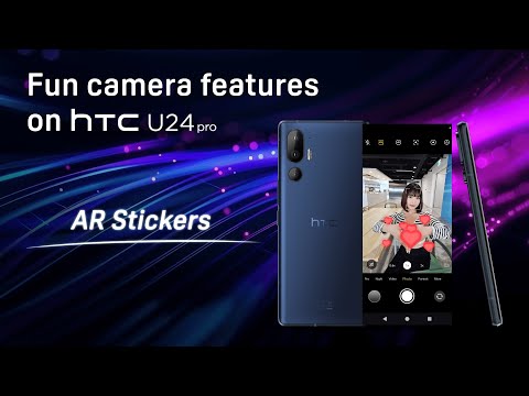 HTC U24 pro | Adding Gesture Stickers to Photos and Videos