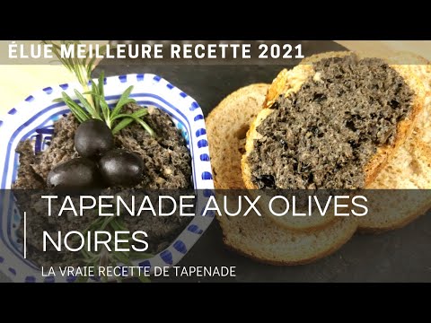 Recette de tapenade noire | INRATABLE et FACILE