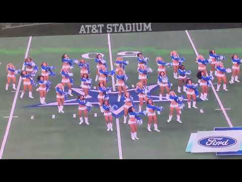 2022 Dallas Cowboys cheerleaders pregame signature dance Thunderstruck 8/26/22