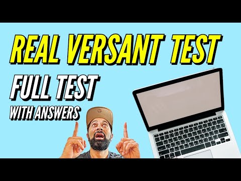 Full New Versant Speaking & Listening Test 2025 | Real Practice with Answers & Score Guide Parts A–F
