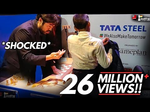 Nakamura cannot believe that he couldn't win this against Praggnanandhaa! Tata Steel India Blitz