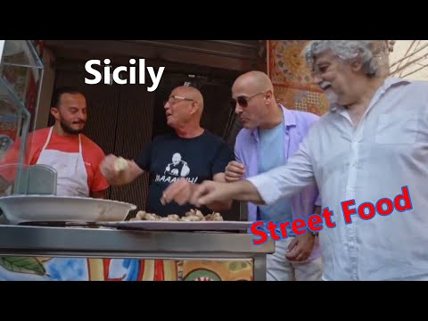 Street Food al mercato storico di Palermo (Sicily)