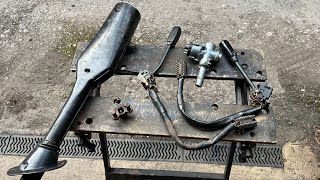Mercedes R107 SL: Demontaż stacyjki, kierunkowskazów i kolumny kierowniczej