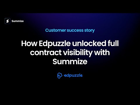 How Edpuzzle unlocked full contract visibility with Summize