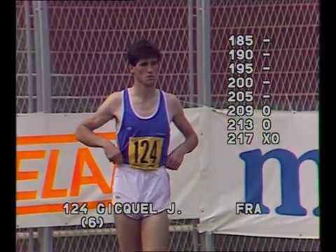 Univerzijada Zagreb 1987 Kvalifikacije skoka v višino (Atletika) Zagreb 1987