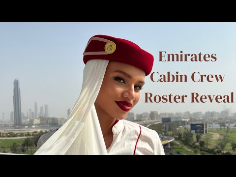 EMIRATES CABIN CREW ROSTER REVEAL