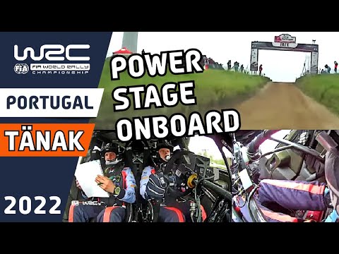 Ott Tänak Rally Onboard : Complete Run of Wolf Power Stage : WRC Vodafone Rally de Portugal 2022