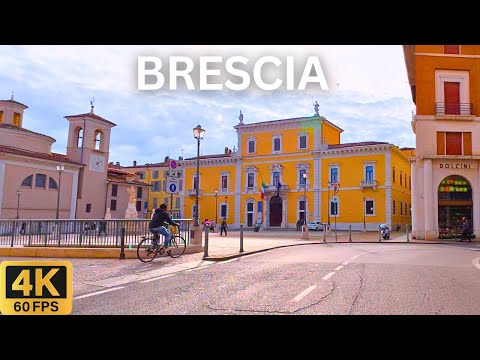 BRESCIA Italy 🇮🇹 | Scenic City Driving Tour in 4K 🚗