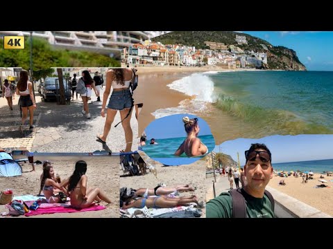 Sesimbra, Portugal | Praia da Califórnia | travelling #vlog  Portugal Beach
