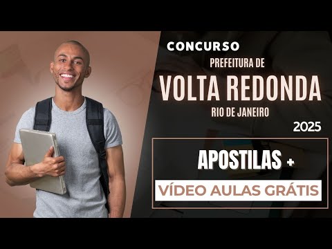 Apostila PREFEITURA DE VOLTA REDONDA RJ 2025 Auxiliar de Educação Infantil