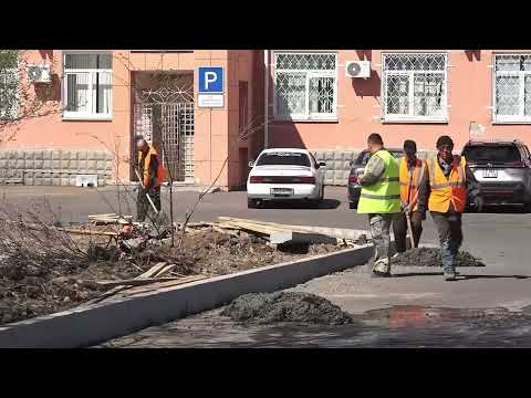 (21.05.2026) Обновление внутриквартальных проездов идёт полным ходом в Комсомольске