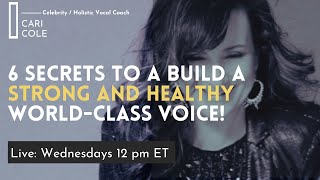 Discover 6 Secrets To Achieving A World-class Voice: Building Strength And Health In Your Voice