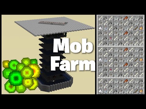 Minecraft Efficient Mob/XP Farm Tutorial 1.19.2