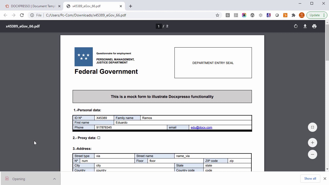 A 3-minute introduction to Docxpresso