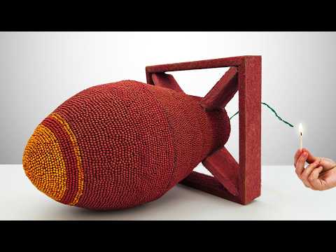 We Built a 'NUCLEAR BOMB' from Matches... Here's What Happened! ⚠️💥