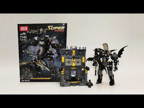 LEGO JISI BRICKS 7143 SUPER HEROES BATMAN MECH ARMOR WITH FOUNDATION BASE