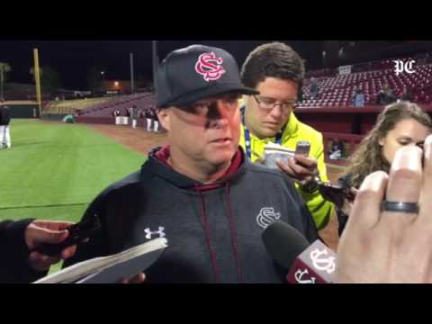 USC coach Chad Holbrook after loss to Vanderbilt #sports