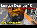 Longer Orange 4K Resin Printer Part 1: Unboxing