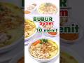 BUBUR AYAM 10 MENIT PART 2 -- KUAH KUNING #shorts #buburayam #fypシ