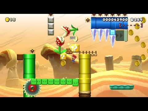 Piranha Sands [Super bran98 World 1] (Super Mario Maker 2)
