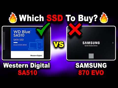 🔥WD vs SAMSUNG🔥Best SATA SSD To Buy🔥WD Blue vs SAMSUNG 870 EVO @KshitijKumar1990