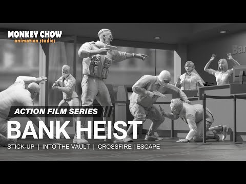 Bank Heist | Mocap Motions for Action Crime Animations with iClone and ActorCore