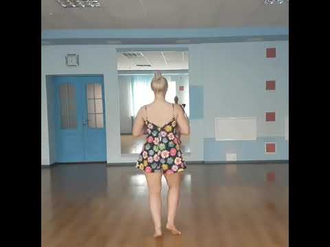 How beautiful girl is shaking her waist