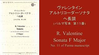 Download lagu R. Valentine / Alto Recorder Sonata F Major, No. 11 of Parma Manuscript mp3