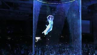 Aerial Water Curtain Dance