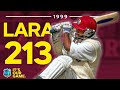 West Indian Wizardry Brian Lara Hits Heroic 213 In PRESSURE Test West Indies V Australia 1999