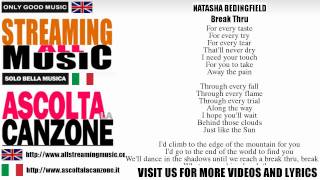 Natasha Bedingfield - Break Thru (Lyrics / Testo)