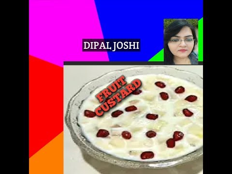 Fruit custard//fruit  salad//gauri vrat special recipe