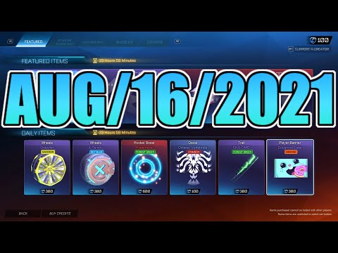 ROCKET LEAGUE ITEM SHOP | AUGUST-16-2021 | RL Item Shop Today