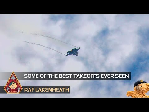 THESE UNRESTRICTED CLIMBS LEFT US STUNNED! F-15E & F-35A QUICK CLIMB TAKEOFFS • USAF RAF LAKENHEATH