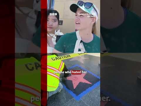 Dolly Parton’s star on the Walk of Fame has undergone repairs after reports of vandalism. #BBCNews