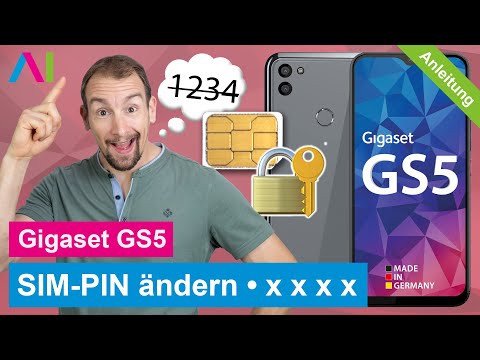 Gigaset GS5 - SIM-PIN ändern • 📱 • 🧑🏽‍💻 • 🔐 • Anleitung | Tutorial