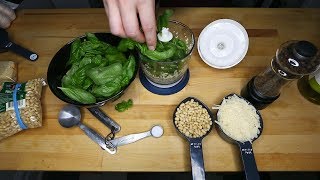 (English) How to Make Basil Pesto At Home ~ Whispered ASMR