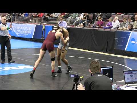 Cobber Wrestling - Sebastian Gardner NCAA Quarterfinal Double OT - Mar. 13, 2014