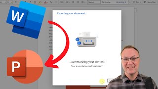 How to Turn your Microsoft Word into a PowerPoint in Seconds