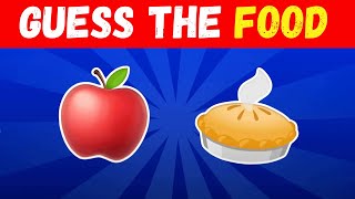 GUESS the FOOD by EMOJI 🤔 Emoji Quiz - Easy Medium Hard | Quiz Wiz