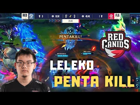 Penta Kill do Leleko de Karthus no CBLOL Academy - RED vs FLA