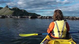 preview picture of video 'Playfull Fur Seals swim around kayakers on a tour in Kaikoura New Zealand www.kaikourakayaks.co.nz'