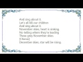 Cowboy Junkies - December Skies Lyrics
