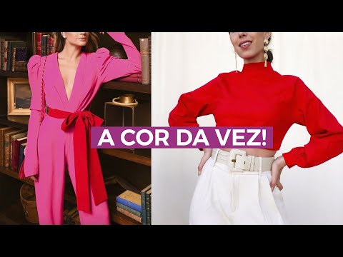 Como combinar o vermelho nos looks | Camila Gaio