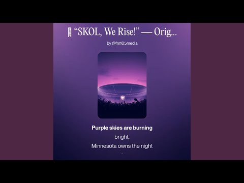 SKOL We Rise Minnesota Vikings