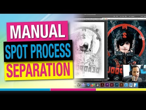 How to Manually Separate Simulated Spot Process in Photoshop