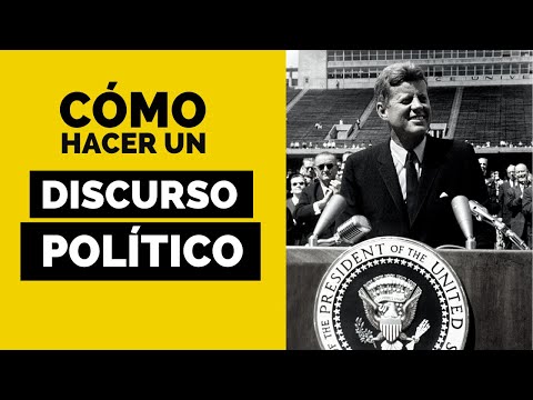 ✅ Cómo hacer un DISCURSO político  🤵🤵
