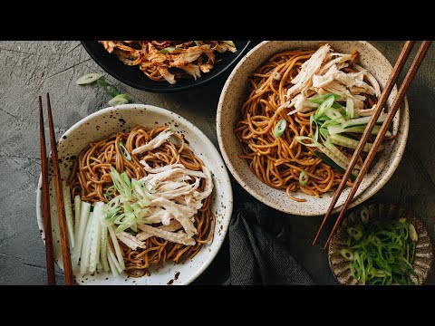 Chinese Chicken Noodle Salad (鸡丝凉面) Recipe